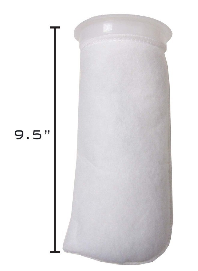 Encompass All 4 Pack - 4 Inch Ring Filter Socks 200 Micron - Aquarium Felt Filter Bags -4 Inch Ring By 9.5 Inch Long [Short Version] - Fits Eshopps and Aqueon - Image 2